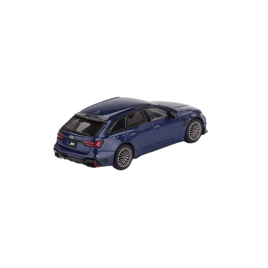 Audi ABT RS6-R Navarra Blue Metallic, Mini GT 1:64 (574)