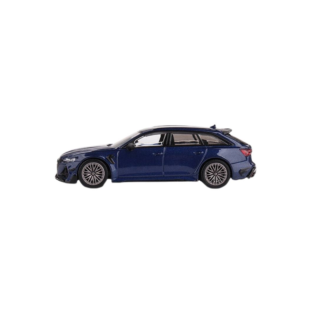 Audi ABT RS6-R Navarra Blue Metallic, Mini GT 1:64 (574)