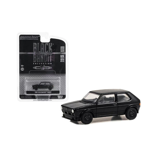 Black Bandit Series 28- 1980 Volkswagen Rabbit Widebody 28130-C, Greenlight 1:64