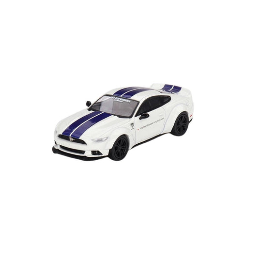 Ford Mustang GT-LB Works White, Mini GT 1:64 (646)