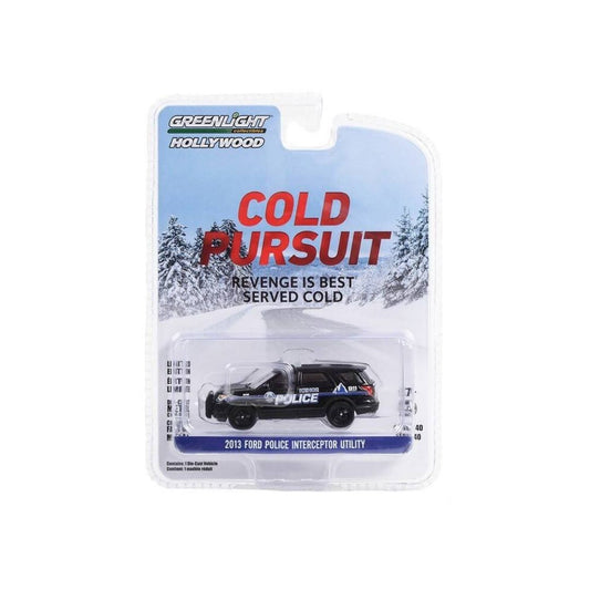 Hollywood Series 40- Cold Pursuit (2019) - 2013 Ford Police Interceptor Utility - Kehoe Police Department, Kehoe, Colorado 62010-F, Greenlight 1:64