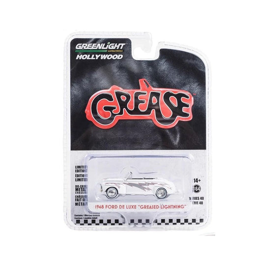 Hollywood Series 40- Grease (1978) - 1948 Ford De Luxe Convertible Greased Lightnin' 62010-A, Greenlight 1:64