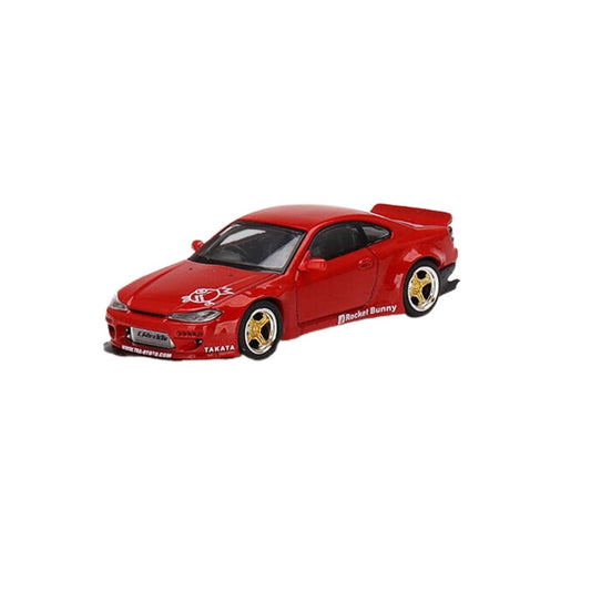 Nissan Silvia (S15) Rocket Bunny Red, Mini GT 1:64 (527)