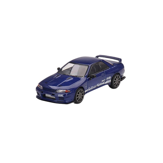 Nissan Skyline GT-R Top Secret VR32 Metallic Blue, Mini GT 1:64 (589)