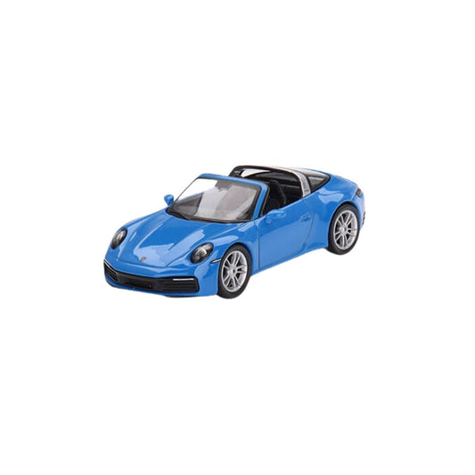 Porsche 911 Targa 4S Shark Blue Mini GT 1:64 (610)