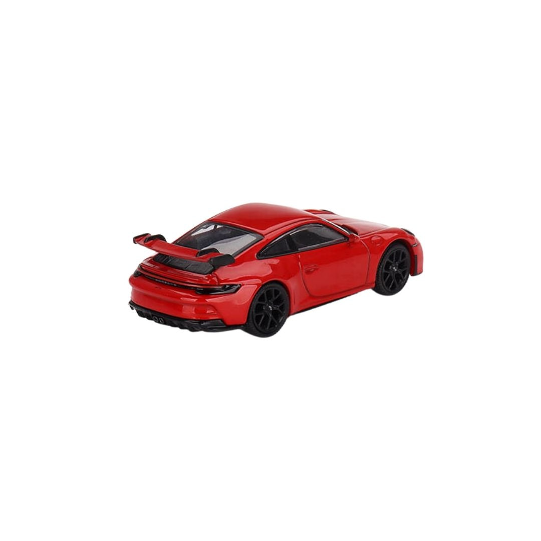 Porsche 911 (992) GT3 Guards Red, Mini GT 1:64 (662)