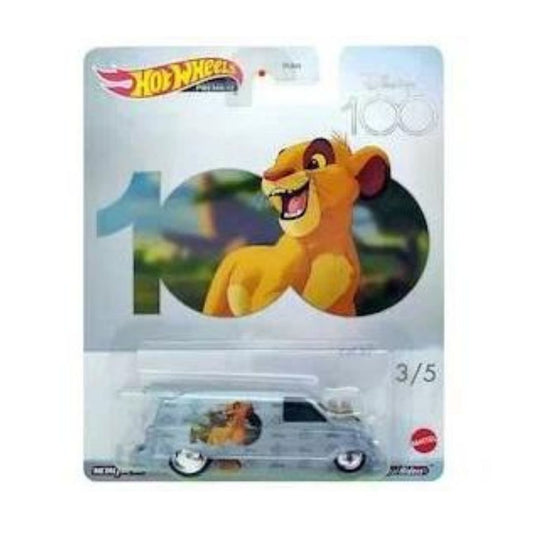 Disney 100 Simba 1985 Chevy Astro Van, Hot Wheels 1:64