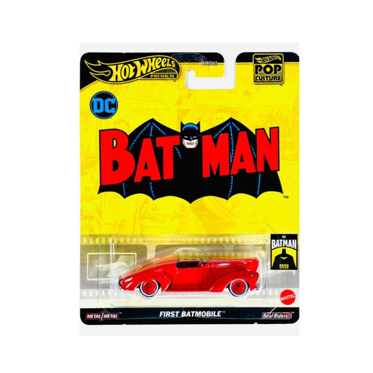 Pop Culture Mix 2 Batman First Batmobile, Hot Wheels 1:64